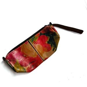 Patricia Nash Heritage Collection Oblong Case Multicolor Floral wristlet